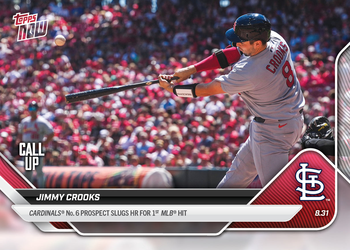 Jimmy Crooks - 2025 MLB Topps NOW® - Card 635 - PR: 721