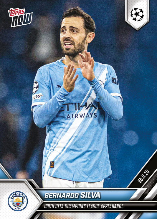 Bernardo Silva - 2025-26 UCL Topps NOW® - Card 49