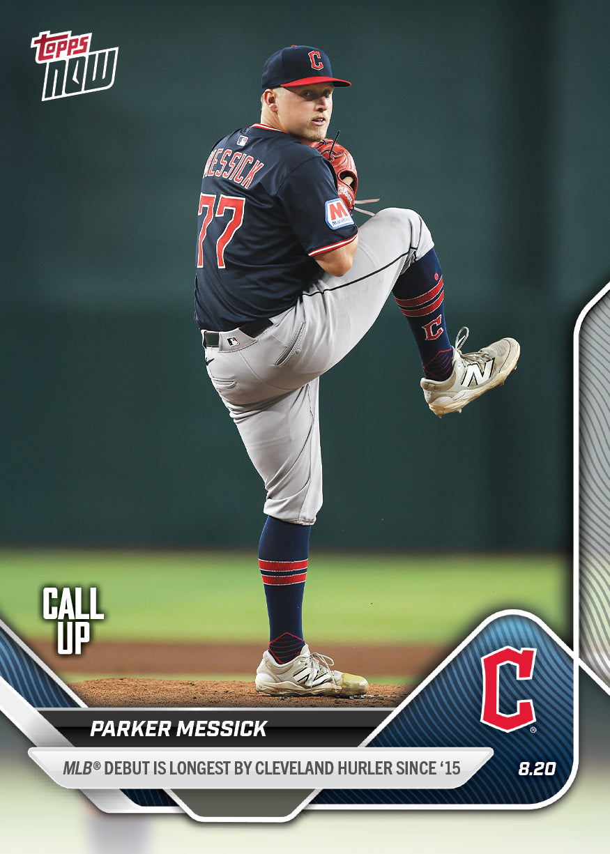 Parker Messick - 2025 MLB Topps NOW® - Card 585 - PR: 984