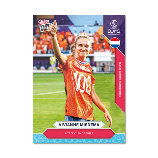 Vivianne Miedema - UEFA Women’s EURO 2025™ Topps NOW® - Card 6 - PR: 444