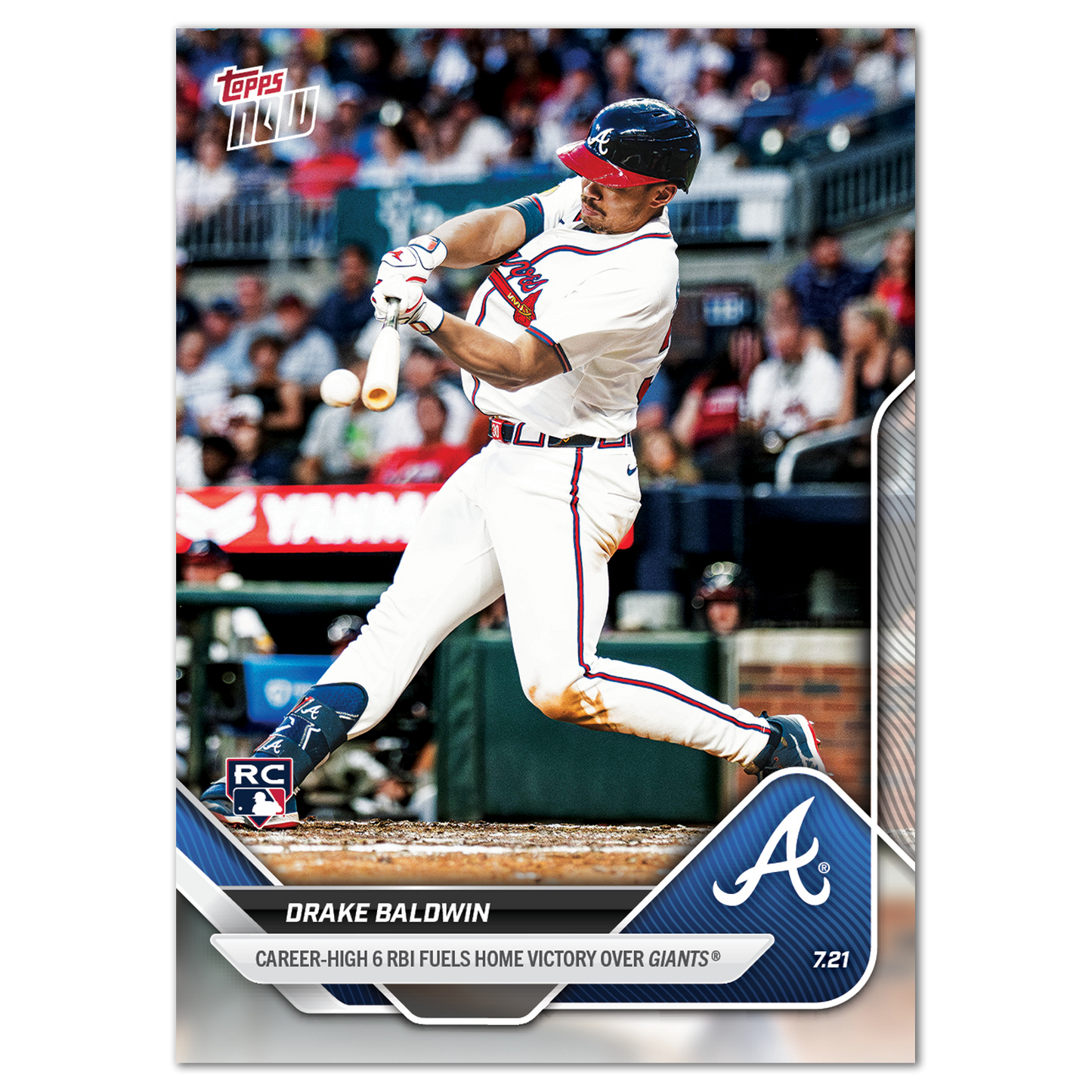 Drake Baldwin - 2025 MLB Topps NOW® - Card 448 - PR: 1069