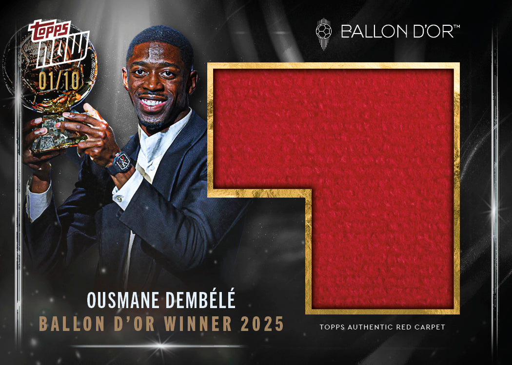 Ousmane Dembélé - 2025 Ballon d'Or Topps NOW® - Card 1 - LOOK FOR AUTOS & RELICS - PR: 6702