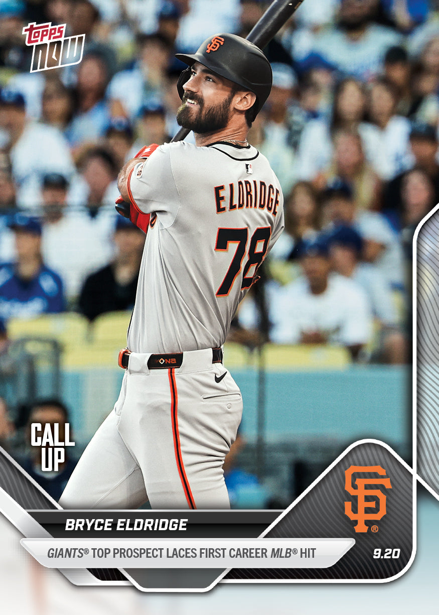 Bryce Eldridge - 2025 MLB Topps NOW® - Card 740 - PR: 2973