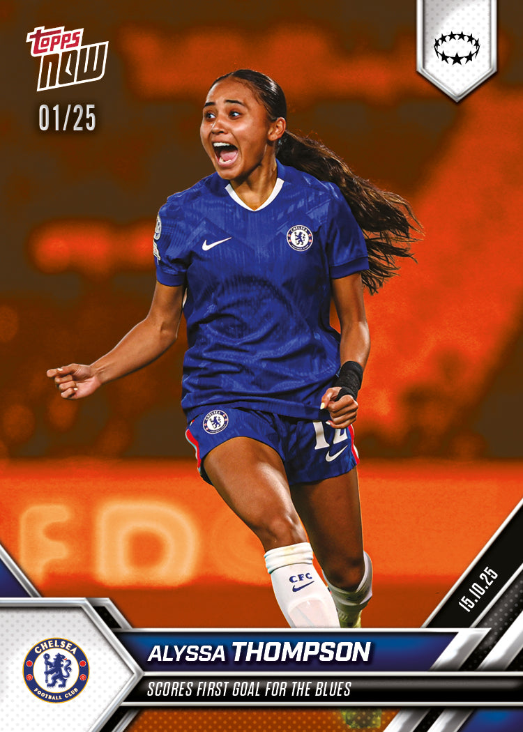 Alyssa Thompson - 2025-26 UWCL Topps NOW® - Card 3 - PR: 632