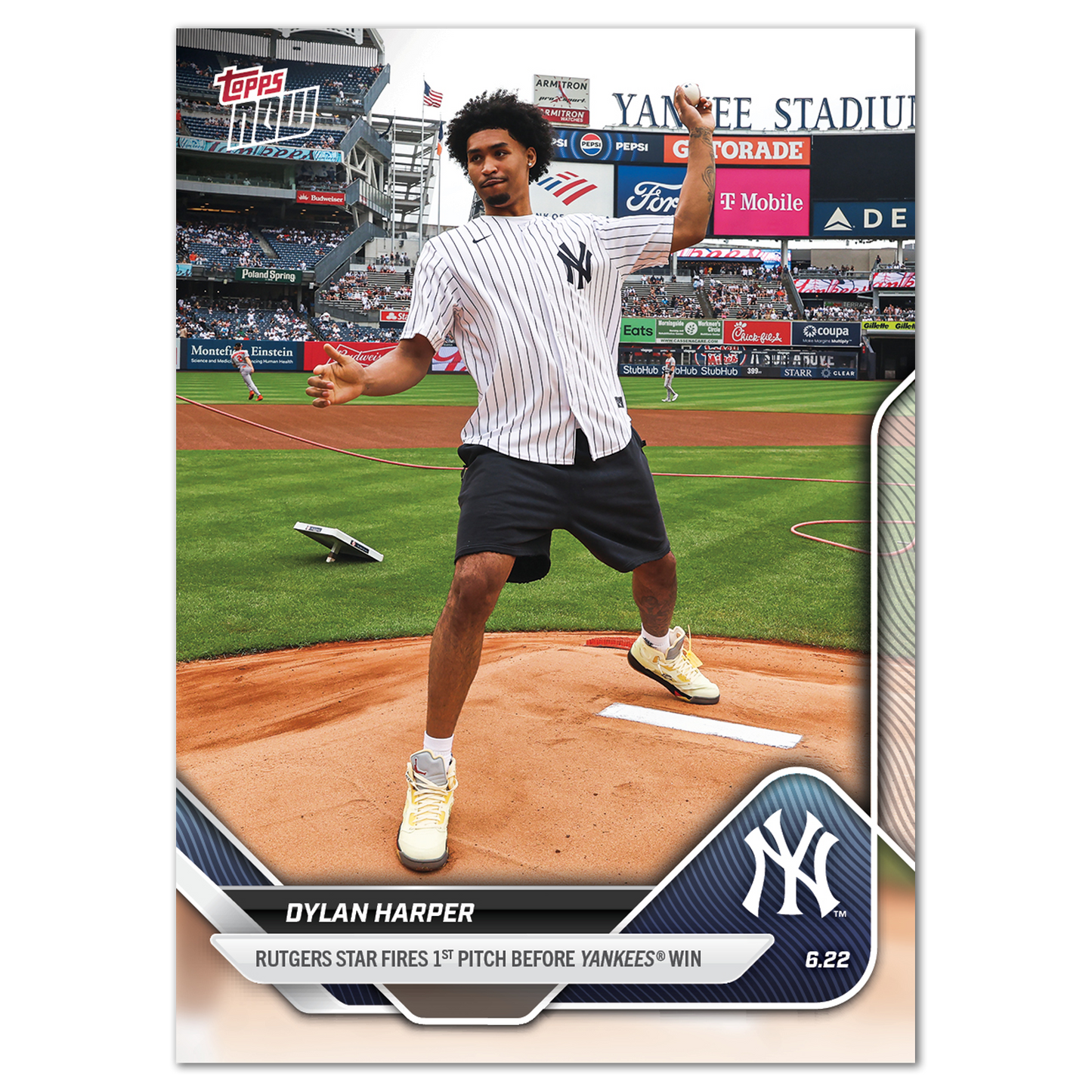 Dylan Harper - 2025 MLB Topps NOW® - Card 340 - PR: 1552