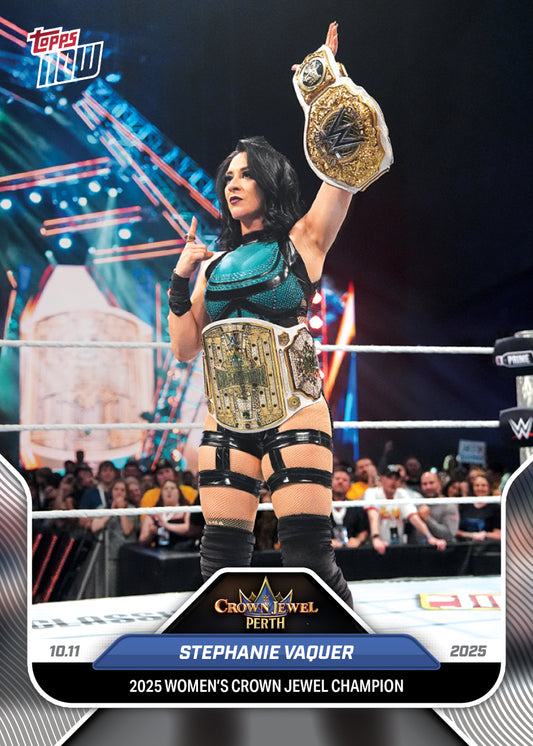 Stephanie Vaquer - 2025 WWE Topps NOW® - Card 103 - PR: 3102