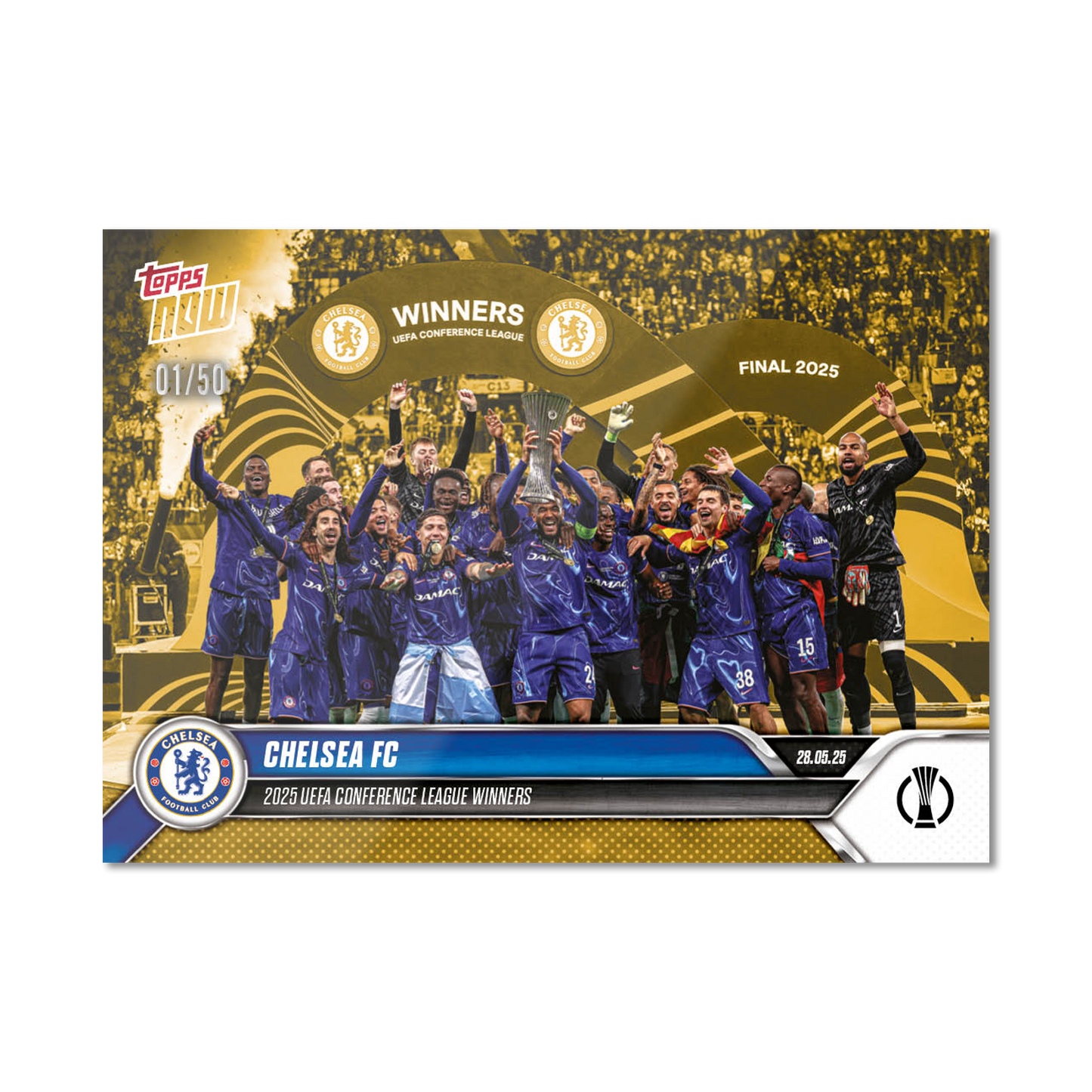 Chelsea FC - 2024-25 UECL Topps NOW® - Card 15 - PR: 1410