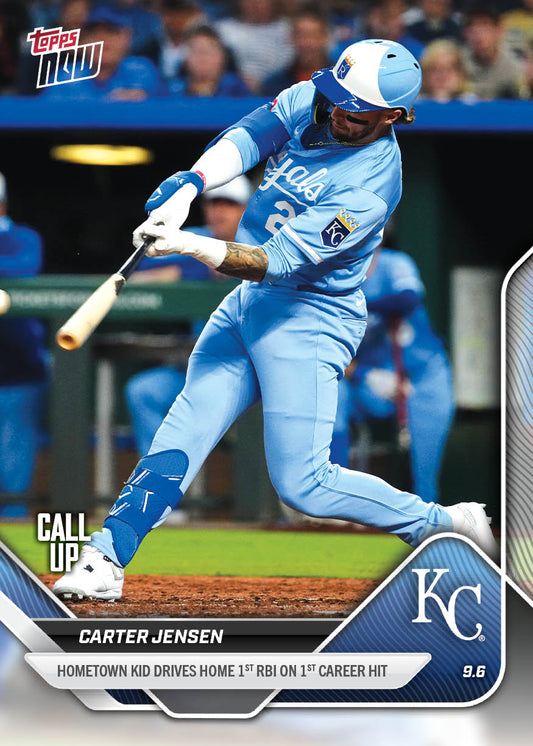 Carter Jensen - 2025 MLB Topps NOW® - Card 668 - PR: 1327