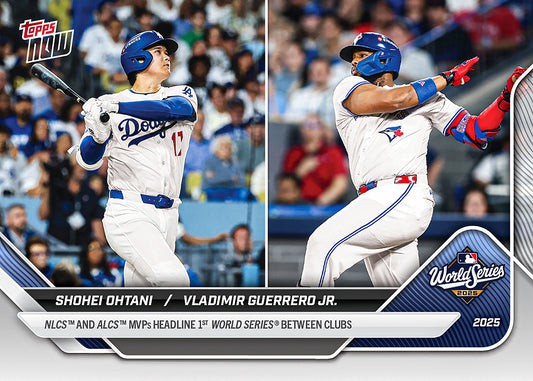 Shohei Ohtani / Vladimir Guerrero Jr. - 2025 MLB Topps NOW® - Card 893 - PR: 5961