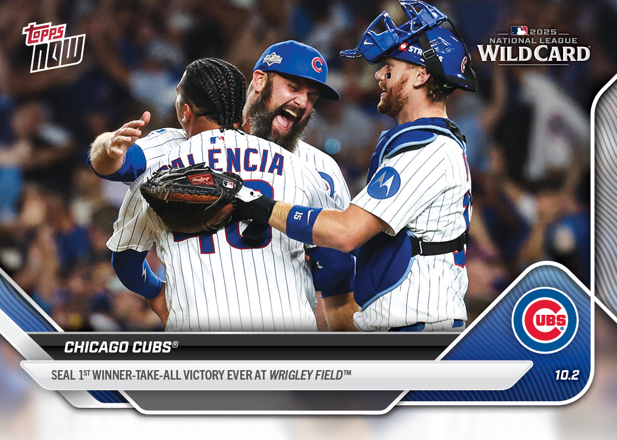 Chicago Cubs - 2025 MLB Topps NOW® - Card 815 - PR: 1216
