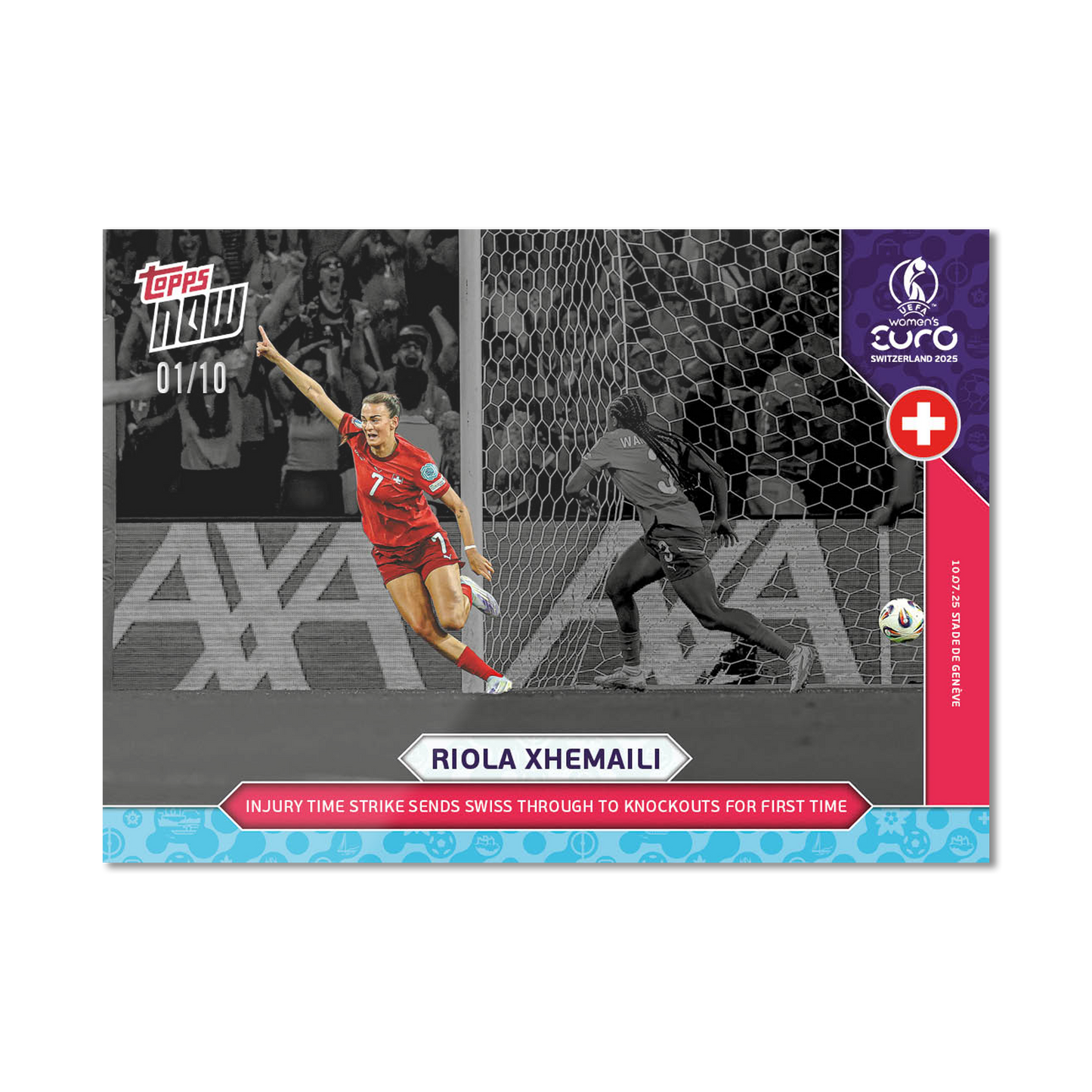 Riola Xhemaili - UEFA Women’s EURO 2025™ Topps NOW®  - Card 14 - PR: 101