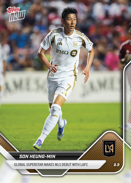 Son Heung-min - 2025 MLS Topps NOW® - Card 73 - LOOK FOR RELICS & AUTO-RELICS - PR: 9685
