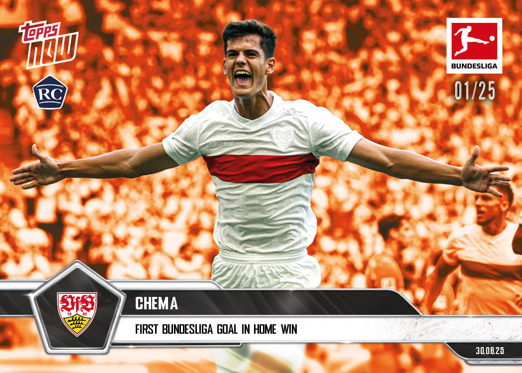 Chema Andrés - 2025-26 Bundesliga Topps NOW® - Card 12 - PR: 535
