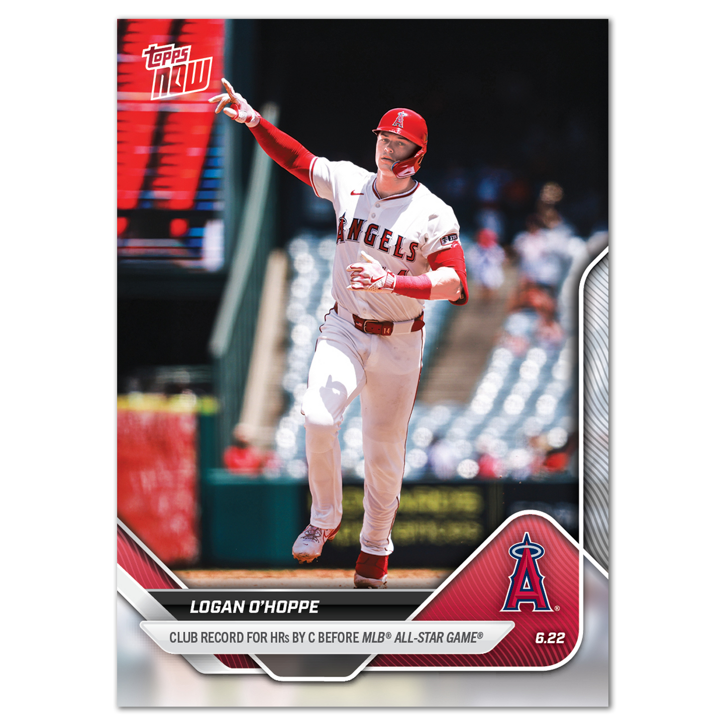 Logan O'Hoppe - 2025 MLB Topps NOW® - Card 337 - PR: 401