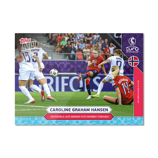 Caroline Graham Hansen - UEFA Women’s EURO 2025™ Topps NOW® - Card 7 - PR: 234