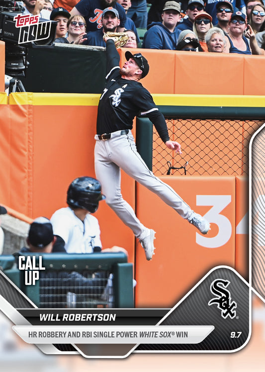 Will Robertson - 2025 MLB Topps NOW® - Card 673 - PR: 540