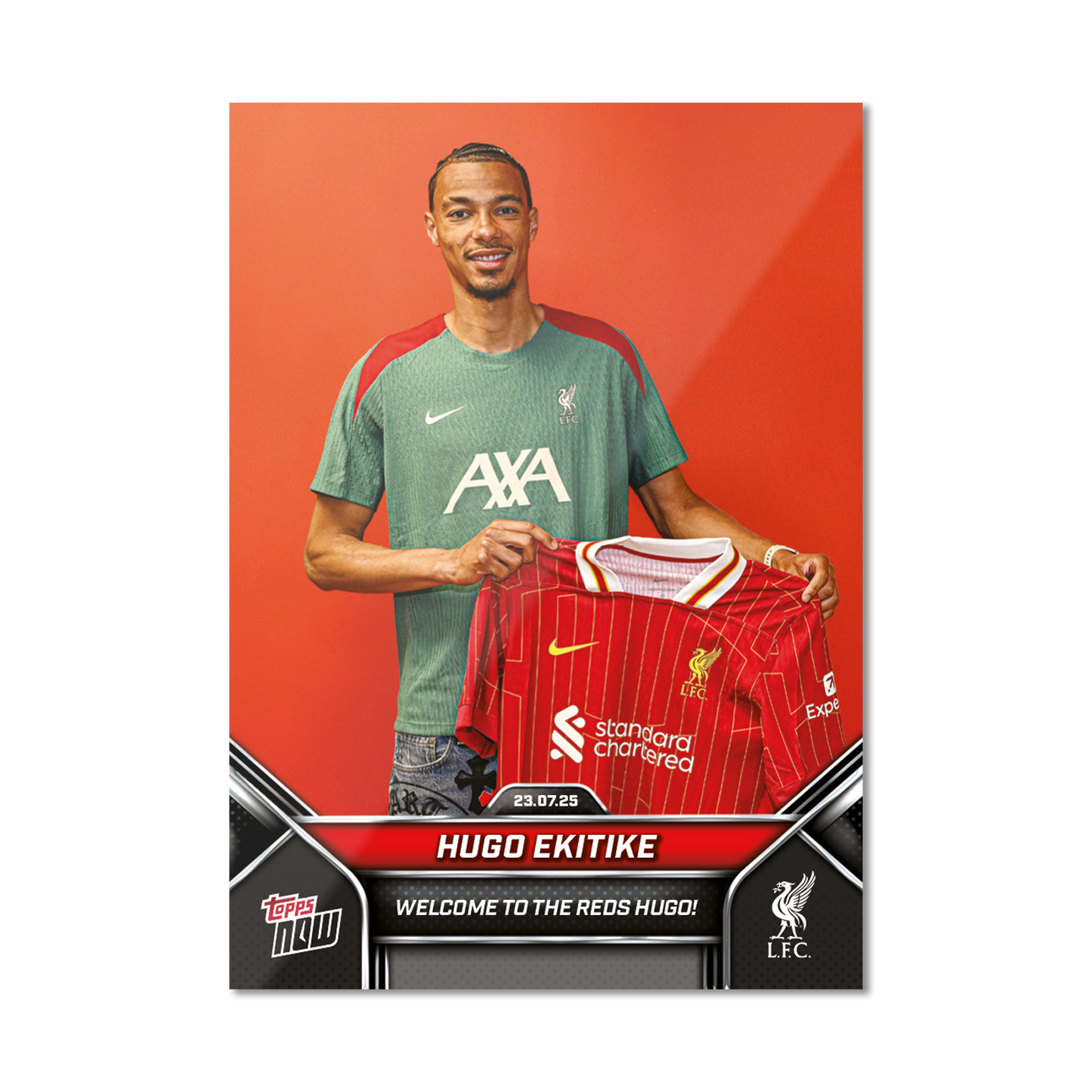Hugo Ekitike - 2024-25 Liverpool Topps NOW® - Card 2 - PR: 656
