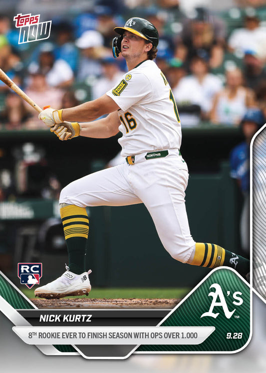 Nick Kurtz - 2025 MLB Topps NOW® - Card 787 - PR: 3554