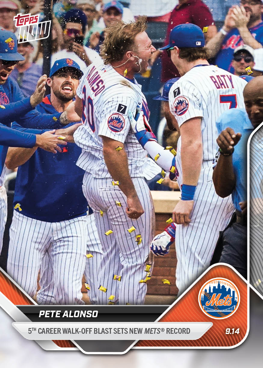Pete Alonso - 2025 MLB Topps NOW® - Card 713 - PR: 1145