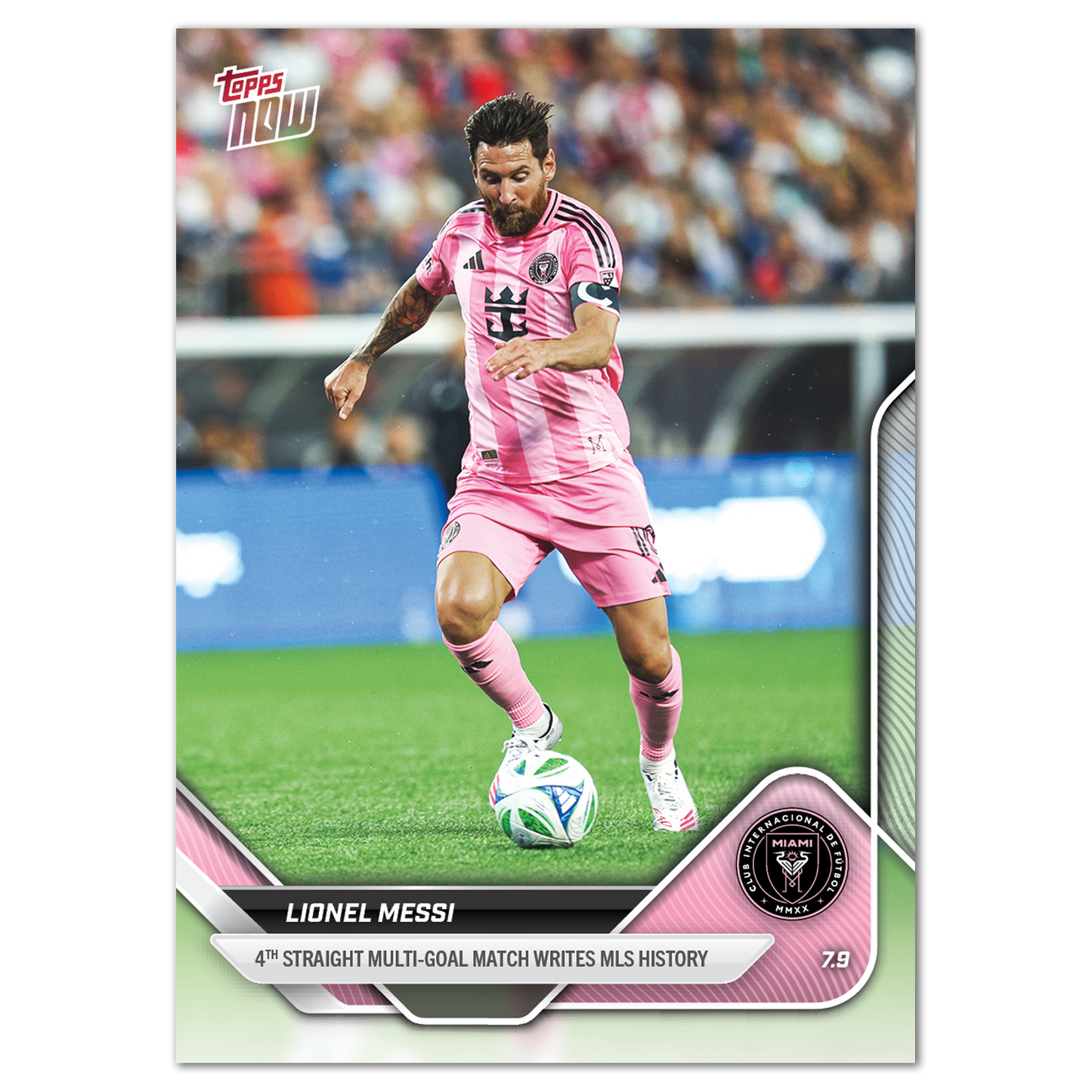 Lionel Messi - 2025 MLS Topps NOW® - Card 61 - PR: 1953