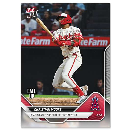 Christian Moore - 2025 MLB Topps NOW® - Card 330 - PR: 1405