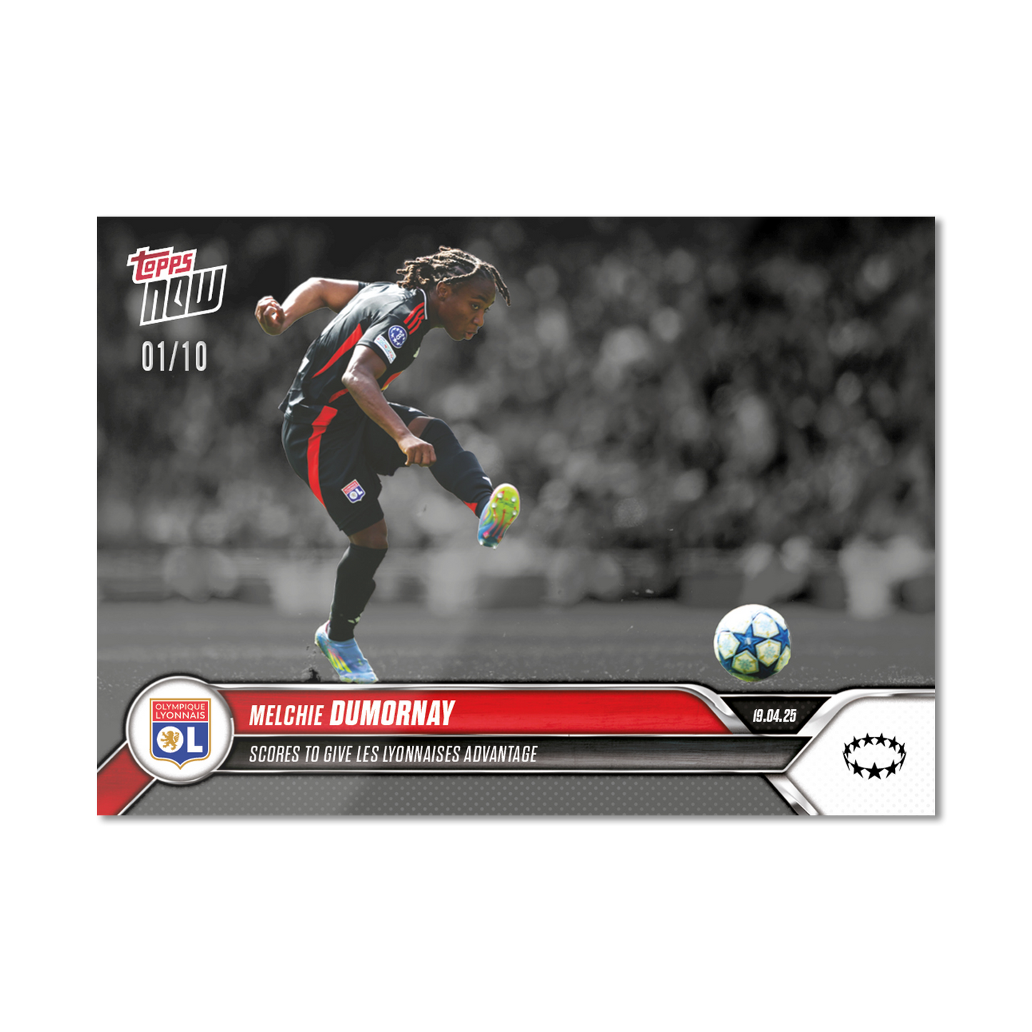Melchie Dumornay - 2024-25 UWCL Topps NOW® - Card 22 - PR: 125