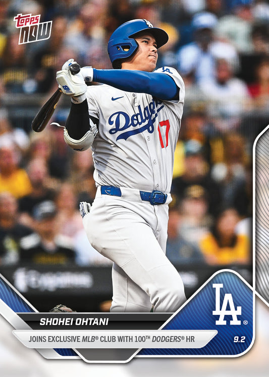 Shohei Ohtani - 2025 MLB Topps NOW® - Card 650 - PR: 8369