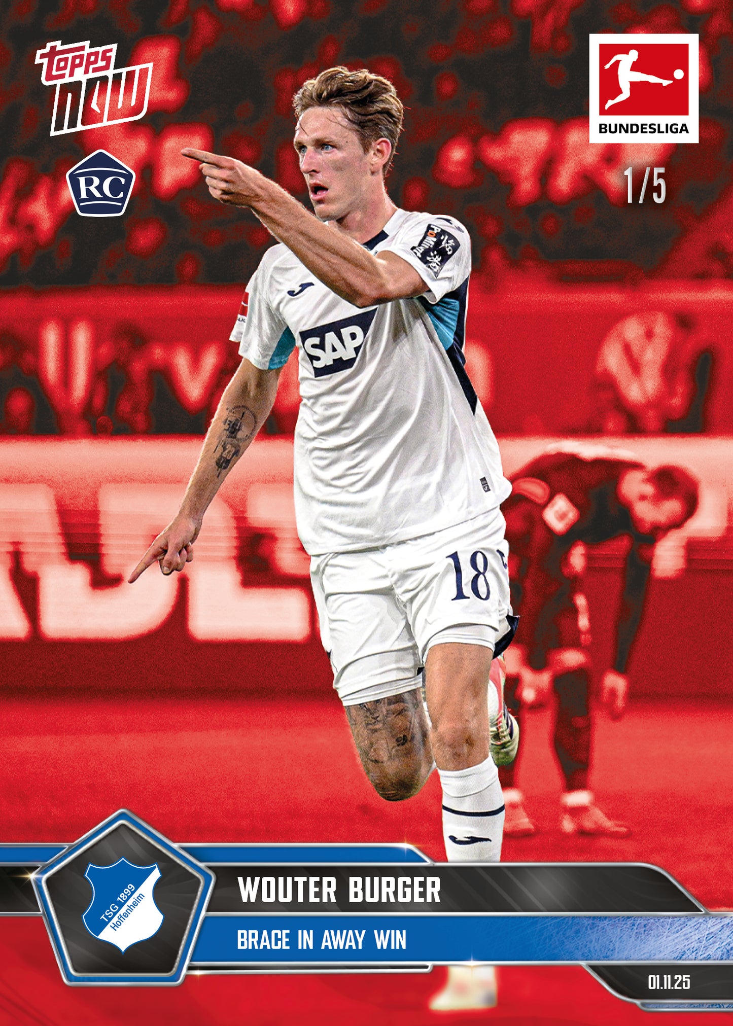 Wouter Burger - 2025-26 Bundesliga Topps NOW® - Card 55
