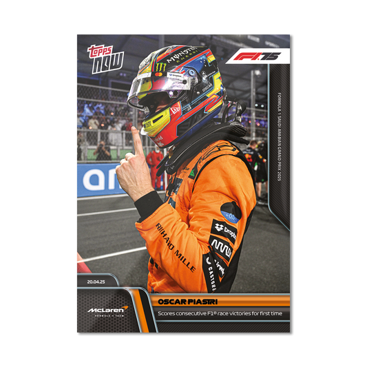 Oscar Piastri - 2025 Formula 1® Topps NOW® - Card 31 - PR: 2723