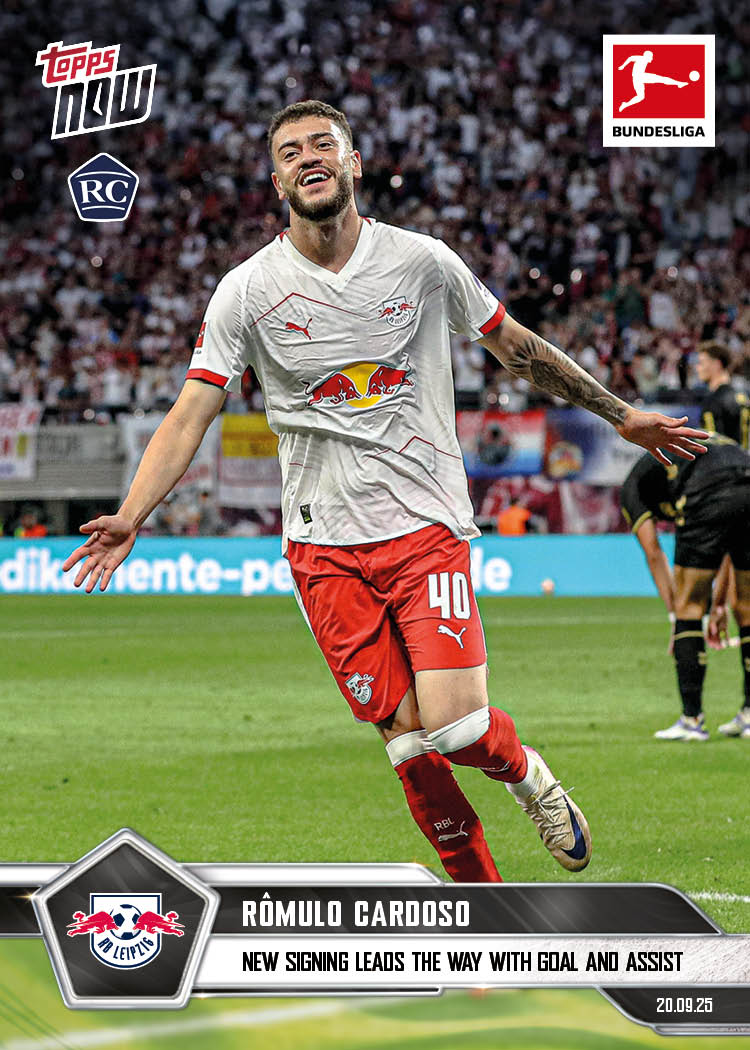 Rômulo Cardoso - 2025-26 Bundesliga Topps NOW® - Card 26 - PR: 195