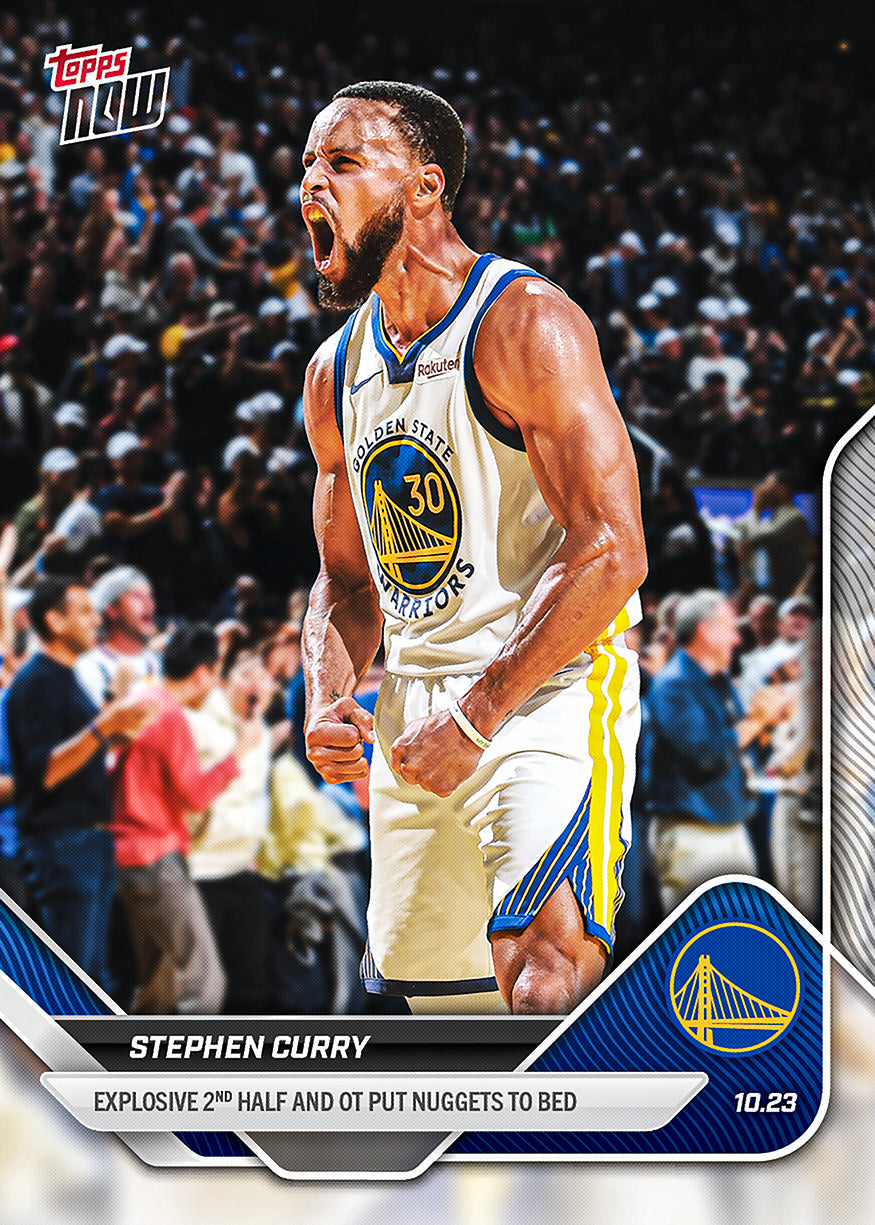 Stephen Curry - 2025-26 NBA Topps NOW® - Card 22 - PR: 4265