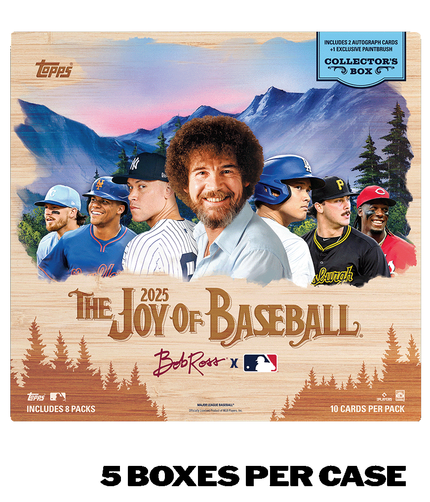 2025 Topps x Bob Ross: The Joy of Baseball - 5 Box Case