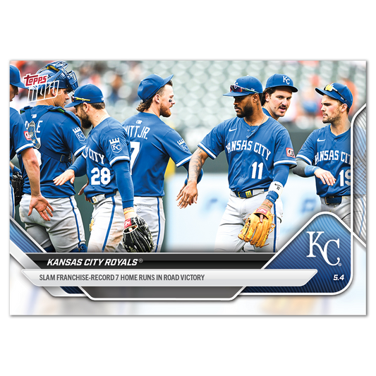 Kansas City Royals - 2025 MLB Topps NOW® - Card 138 - PR: 548