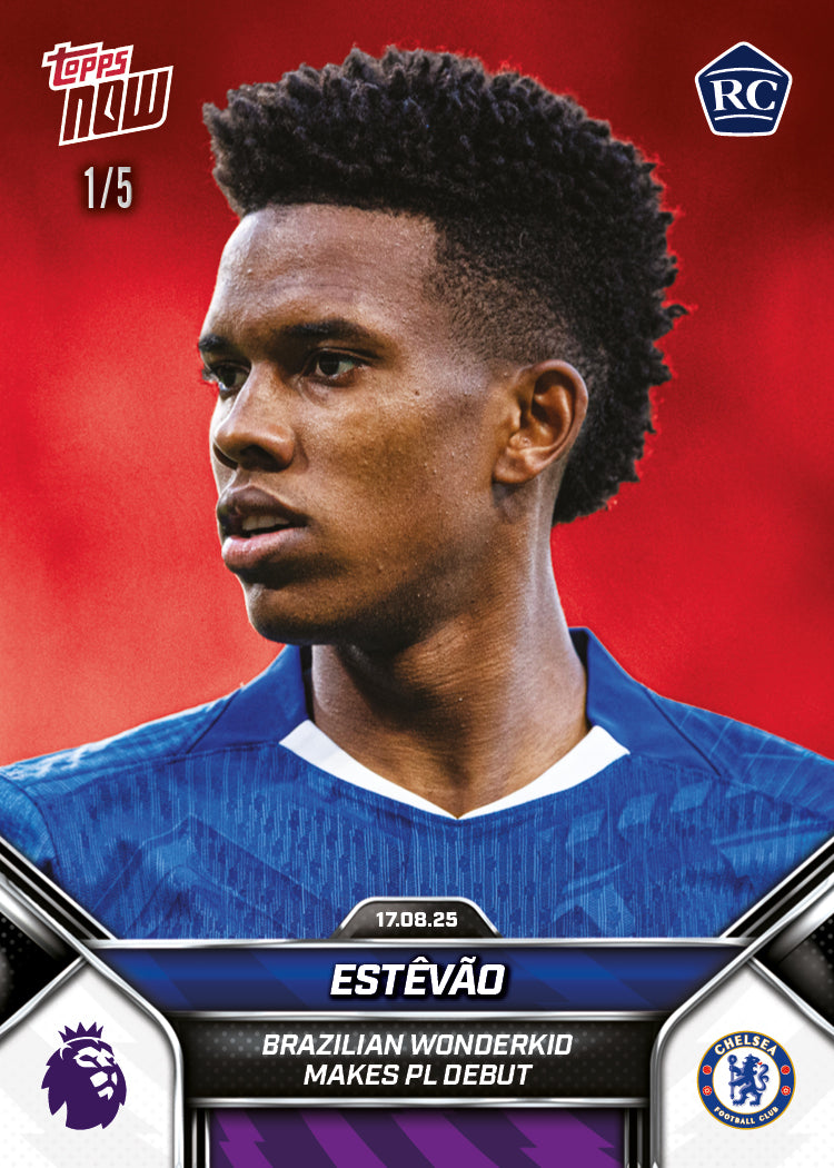 Estêvão - 2025-26 Premier League Topps NOW®  - Card 6 - PR: 8426