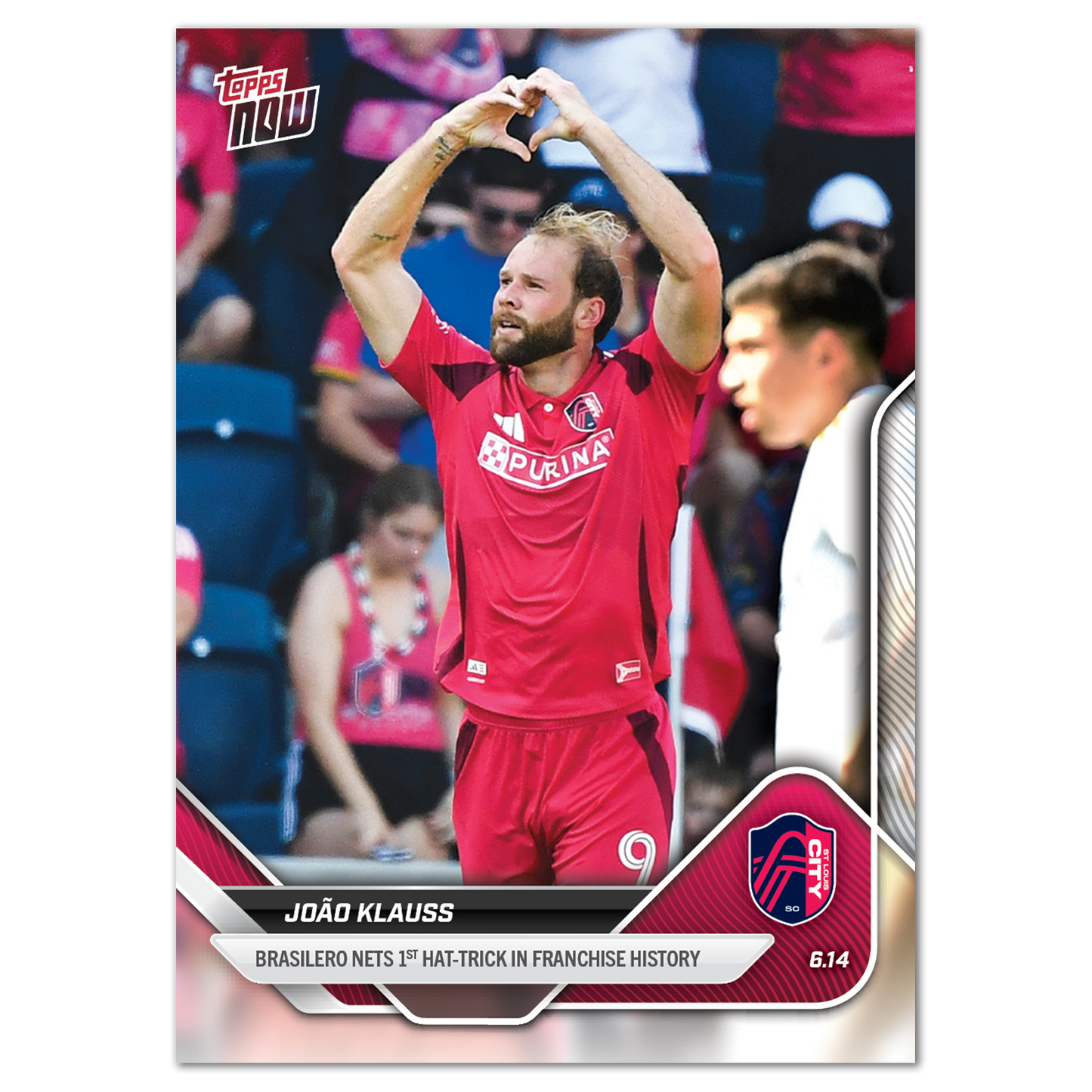 João Klauss - 2025 MLS Topps NOW® - Card 52 - PR: 499
