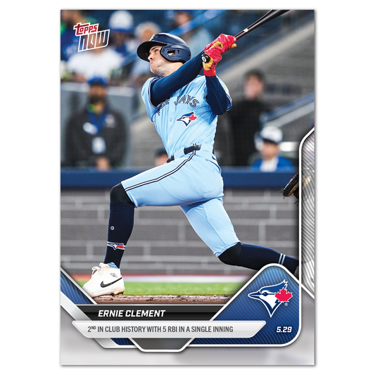 Ernie Clement - 2025 MLB Topps NOW® - Card 230 - PR: 329