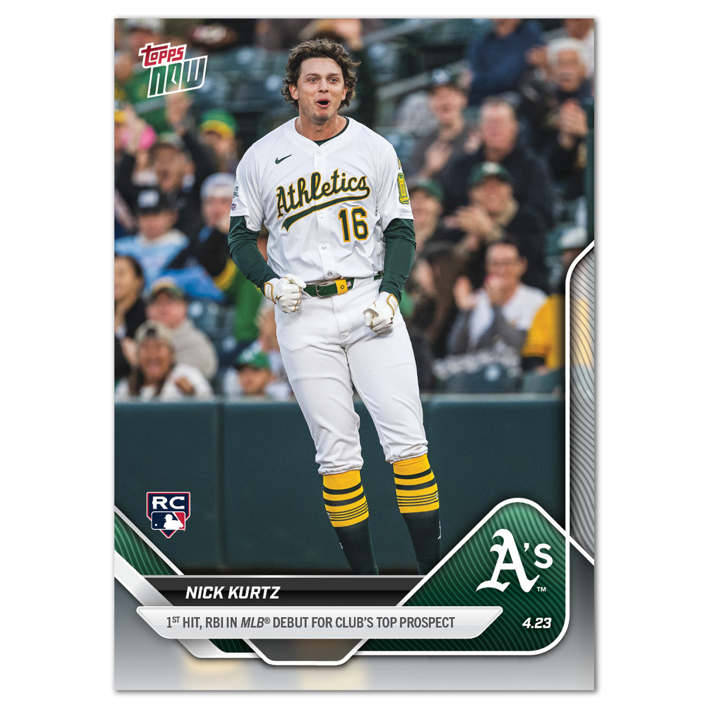 Nick Kurtz - 2025 MLB Topps NOW® - Card 101 - PR: 3852