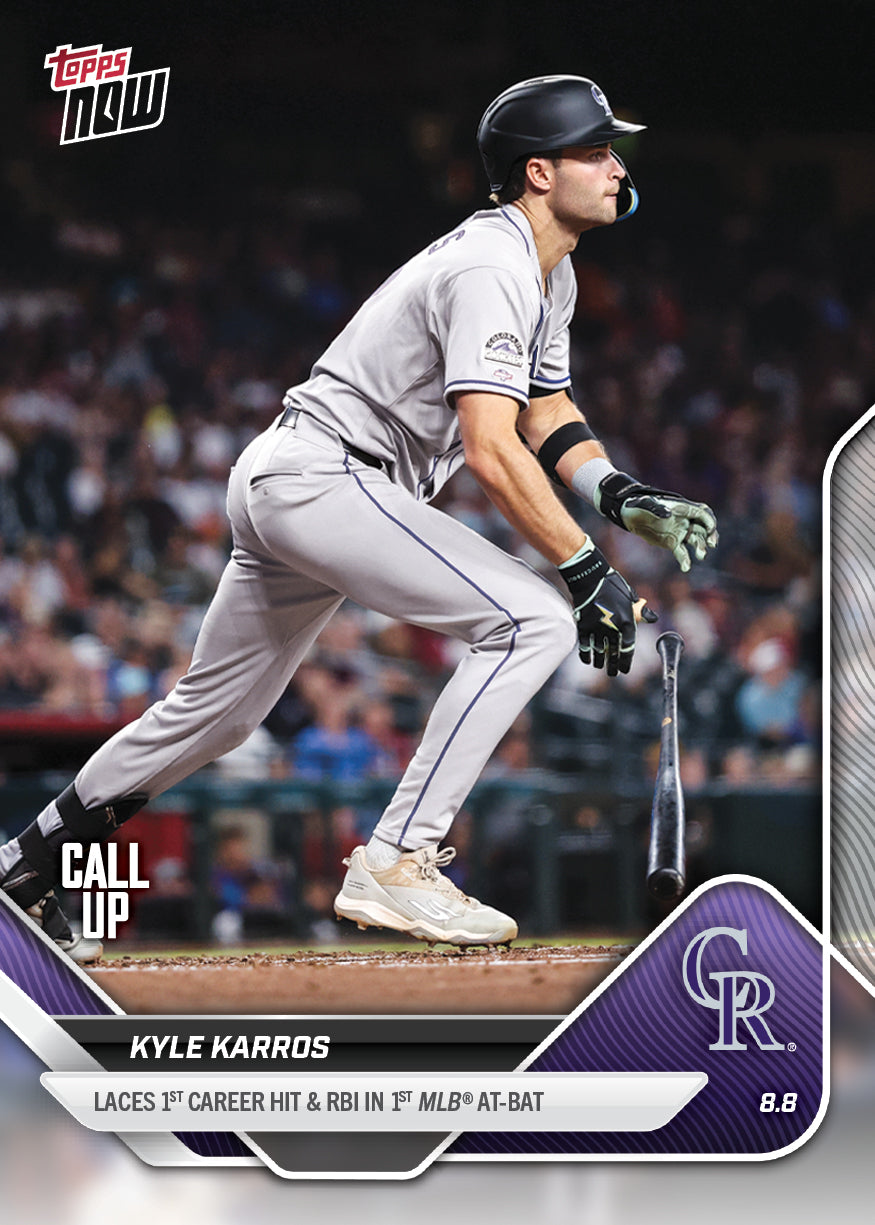 Kyle Karros - 2025 MLB Topps NOW® - Card 533 - PR: 1021