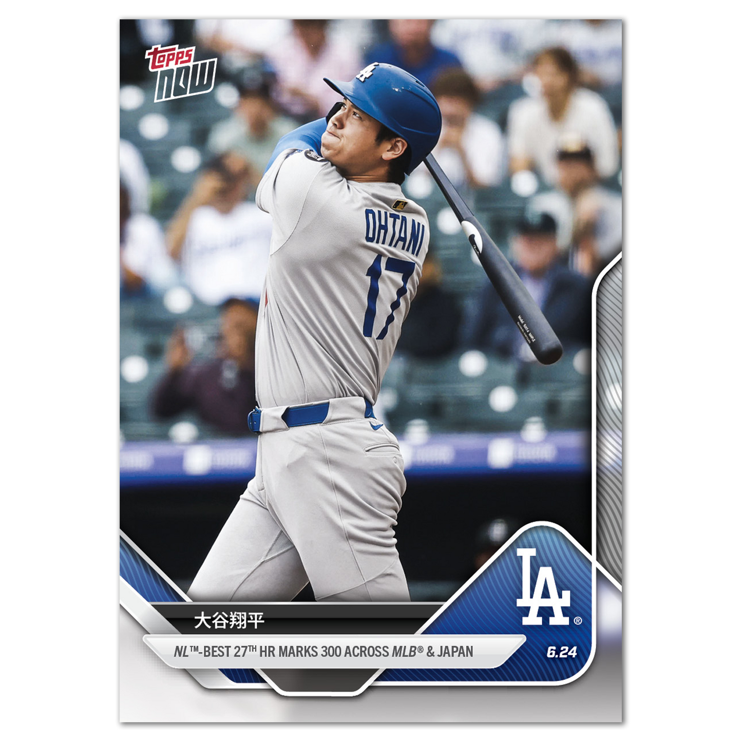 Shohei Ohtani - 2025 MLB Topps NOW® - Card 346 - PR: 6094