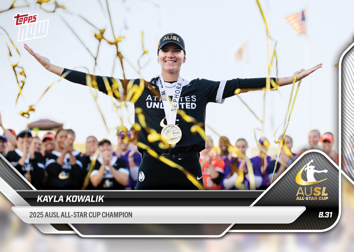 Kayla Kowalik - 2025 AUSL Topps NOW® - Card 38 - LOOK FOR RELICS - PR: 893