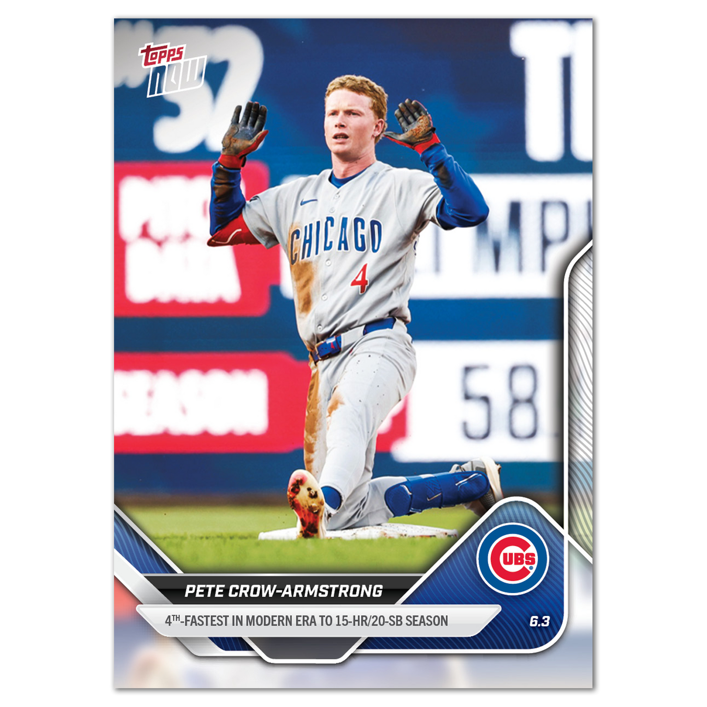 Pete Crow-Armstrong - 2025 MLB Topps NOW® - Card 253 - PR: 1951