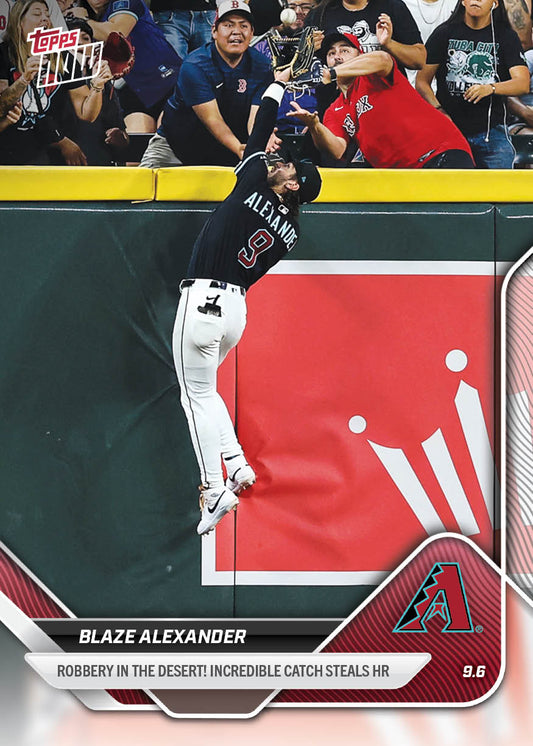 Blaze Alexander - 2025 MLB Topps NOW® - Card 670 - PR: 868