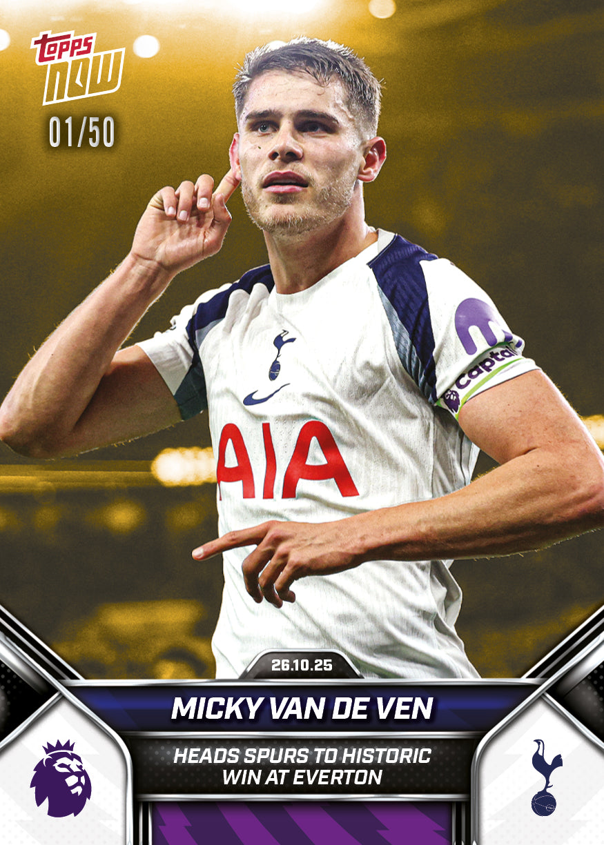 Micky van de Ven - 2025-26 Premier League Topps NOW® - Card 43