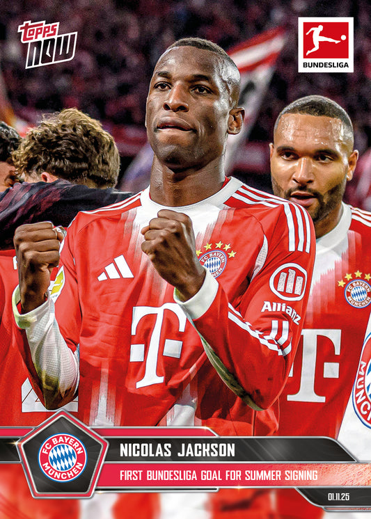 Nicolas Jackson - 2025-26 Bundesliga Topps NOW® - Card 54