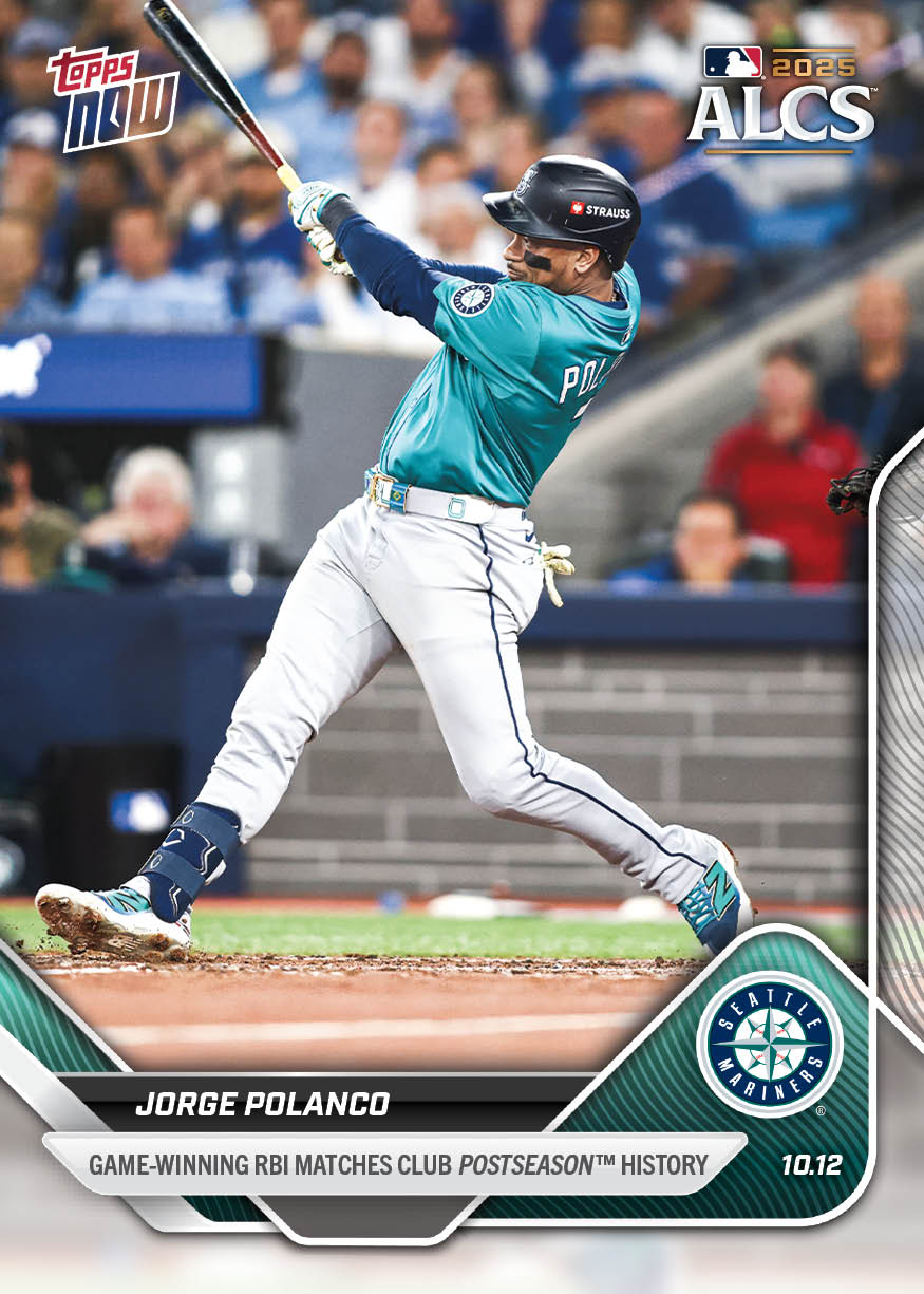 Jorge Polanco - 2025 MLB Topps NOW® - Card 861 - PR: 1205