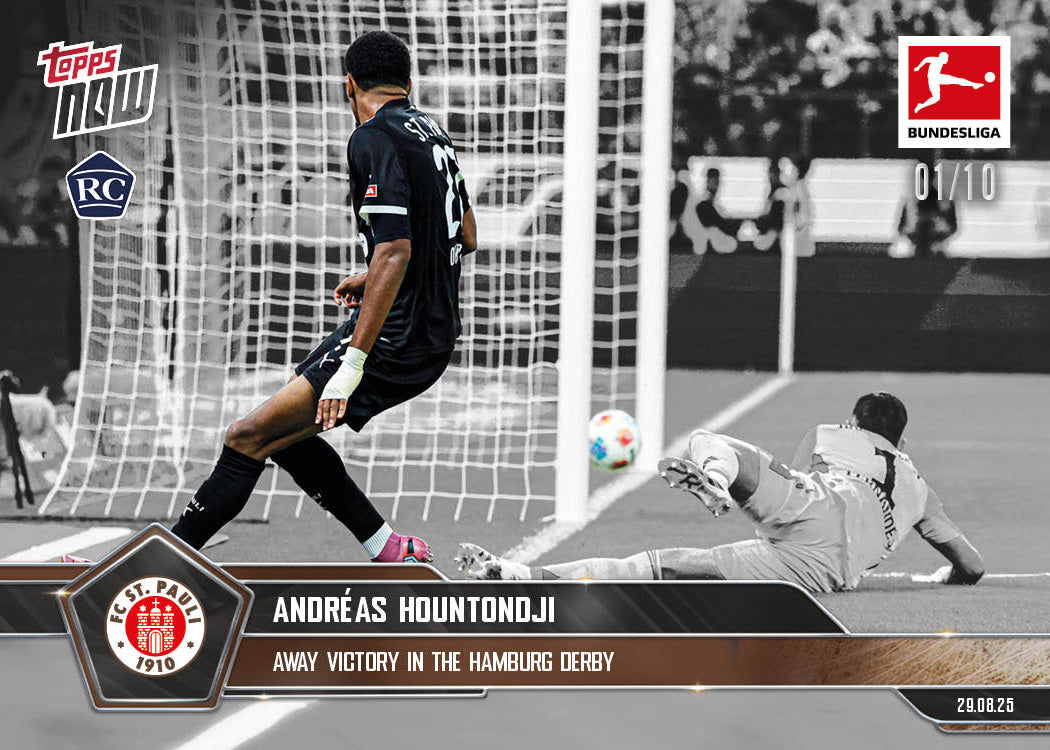 Andréas Hountondji - 2025-26 Bundesliga Topps NOW® - Card 11 - PR: 367