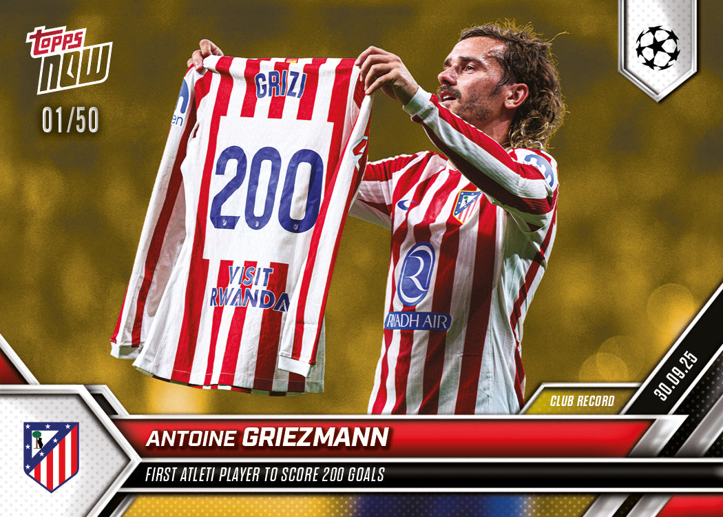 Antoine Griezmann - 2025-26 UCL Topps NOW® - Card 25 - PR: 1683