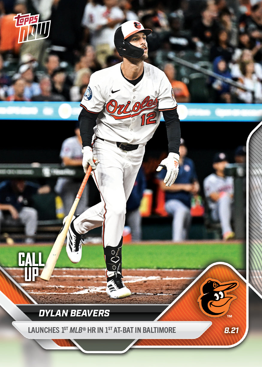 Dylan Beavers - 2025 MLB Topps NOW® - Card 590 - PR: 1713