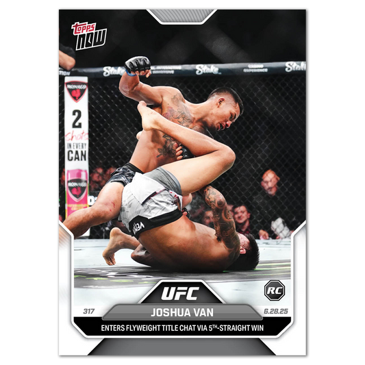 Joshua Van - 2025 UFC Topps NOW® - Card 20 - PR: 1640
