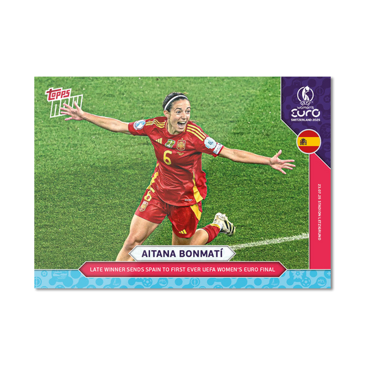 Aitana Bonmatí - UEFA Women’s EURO 2025™ Topps NOW® - Card 26 - PR: 837